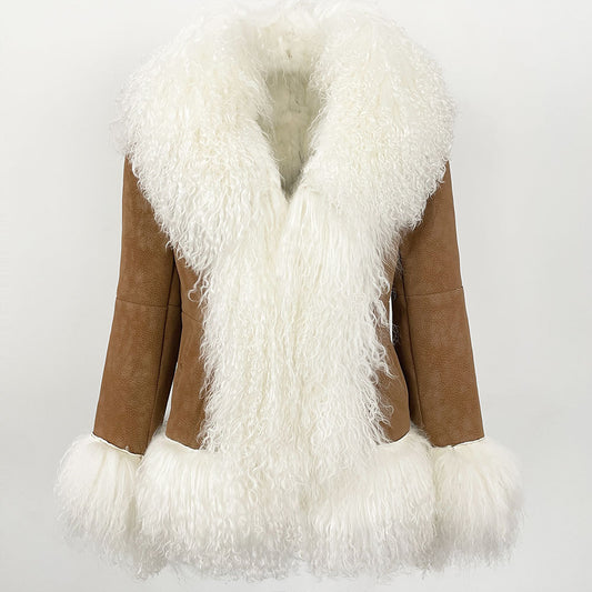 Buy Thickened Wool Jacket With A Suede-like Finish for Winter global swanky 1