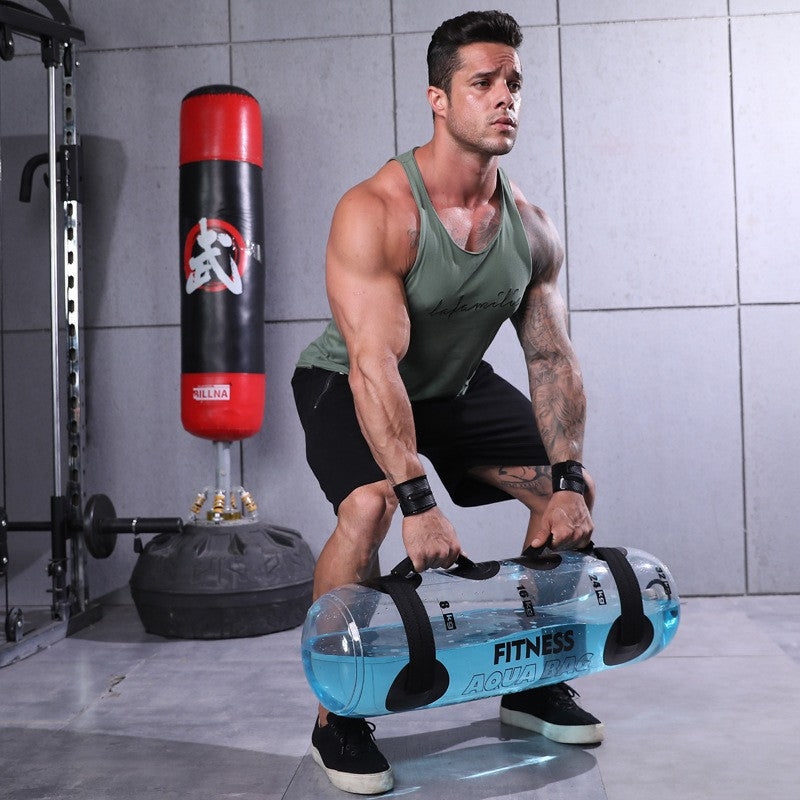 Buy Transparent Weight-bearing Fitness Water Dumbbell Training global swanky 1