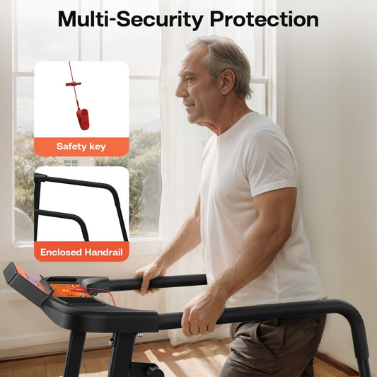 Buy Treadmill for Home Walking Running Cardio Fitness Use global swanky 3