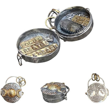 Buy Triple Moon Silver Locket with Tree of Life Pendant global swanky 3