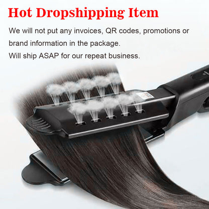 Buy U.S. Standard Steam Hair Straightener for Safe and Smooth globalswanky 02