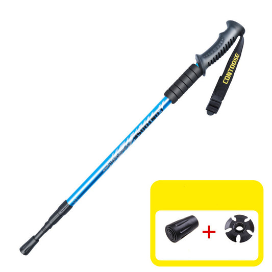 Buy Ultra-Light Telescopic Trekking Poles for Hiking and Travel global swanky 1