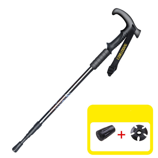 Buy Ultra-Light Telescopic Trekking Poles for Hiking and Travel global swanky 3