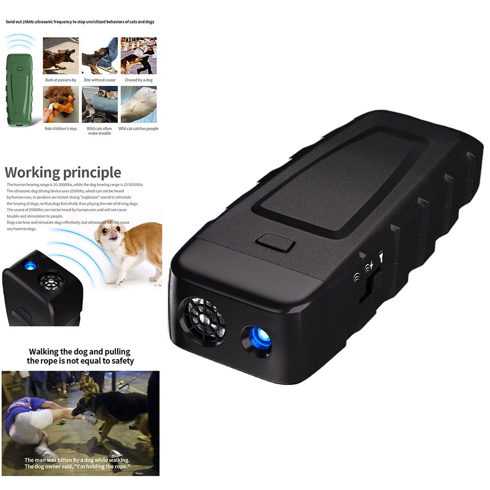 Buy Ultrasonic Dog Barking Stopper Handheld Training Device globalswanky 01