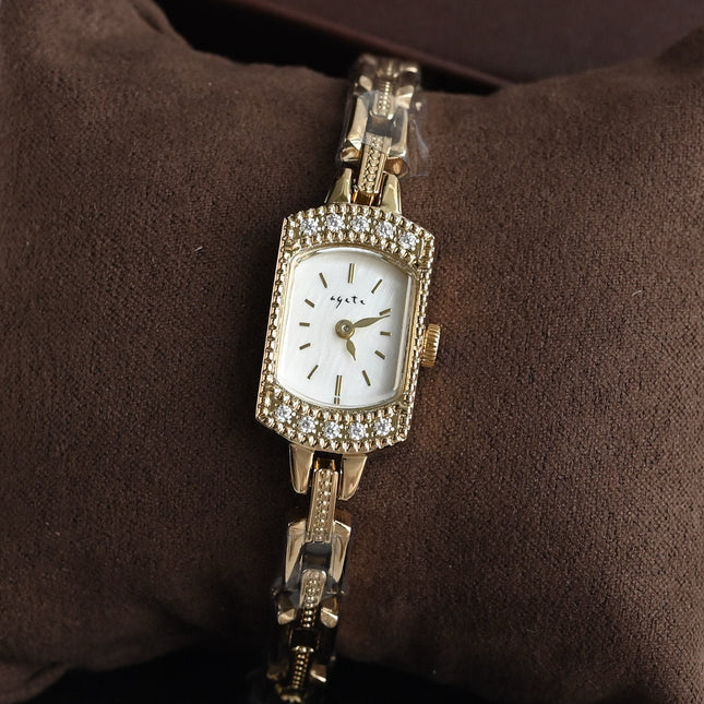 Buy Vintage Square Watch for Women with Dainty Wheat Design
global swanky 2