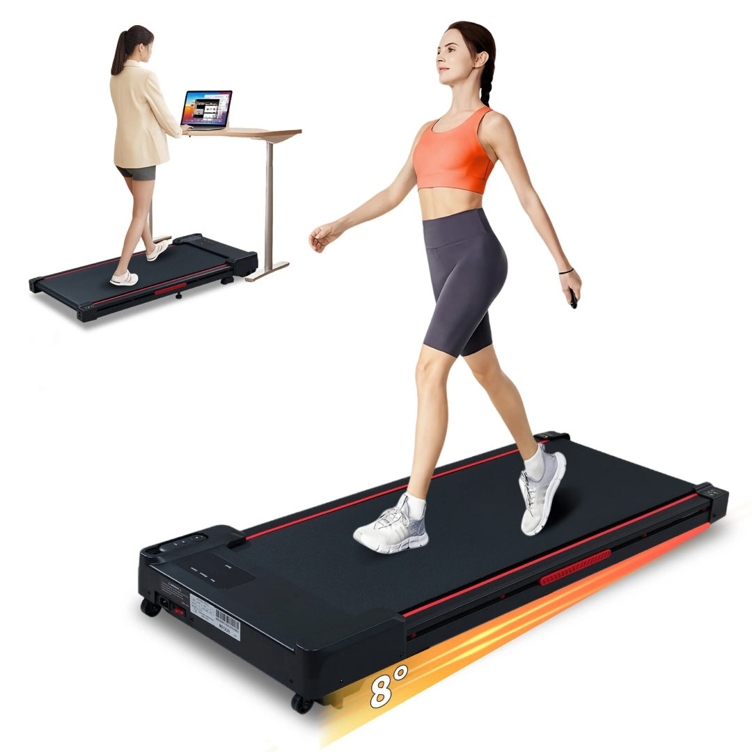 Buy Walking Pad Treadmill with 8 Incline 2.5HP Home Motor global swanky 1