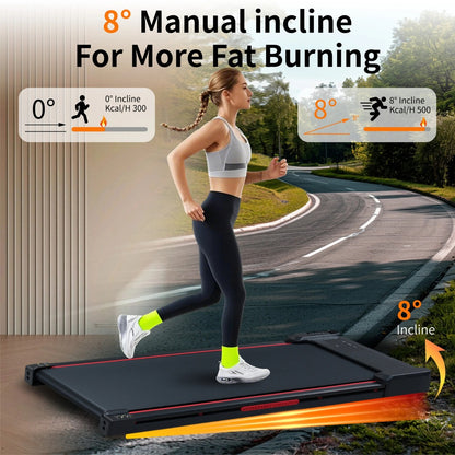 Buy Walking Pad Treadmill with 8 Incline 2.5HP Home Motor global swanky 2