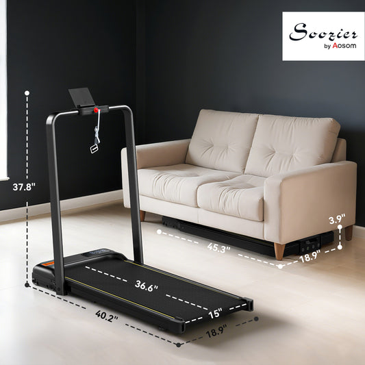 Buy Walking Pad Treadmill with Incline Remote LED Display global swanky 3