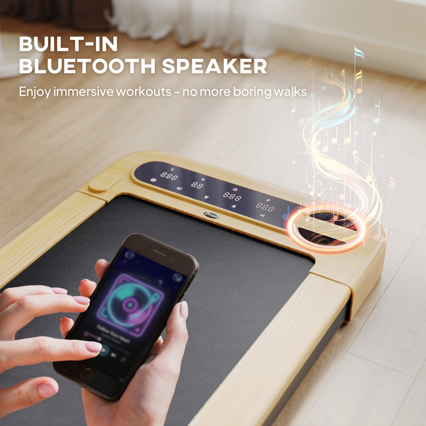 Buy Walking Pad Under Desk Treadmill with Remote and LED Display global swanky 2