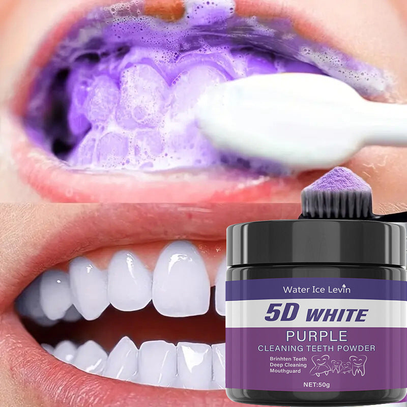 Buy Water Ice Levin Purple Tooth Powder Fresh Breath Paste global swanky 1