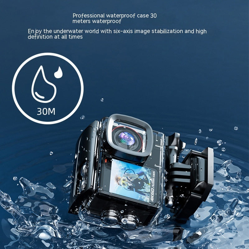 Buy Waterproof 30M True 4K Riding Camera Anti-Shake HD Action global swanky 3