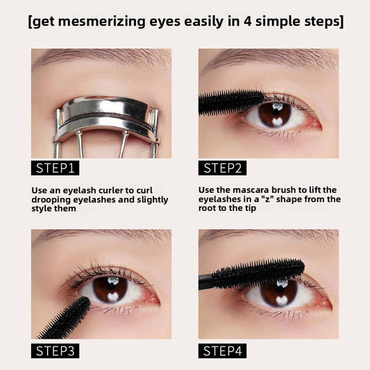 Buy Waterproof Curling Mascara with Base Primer Lash Makeup global swanky 2