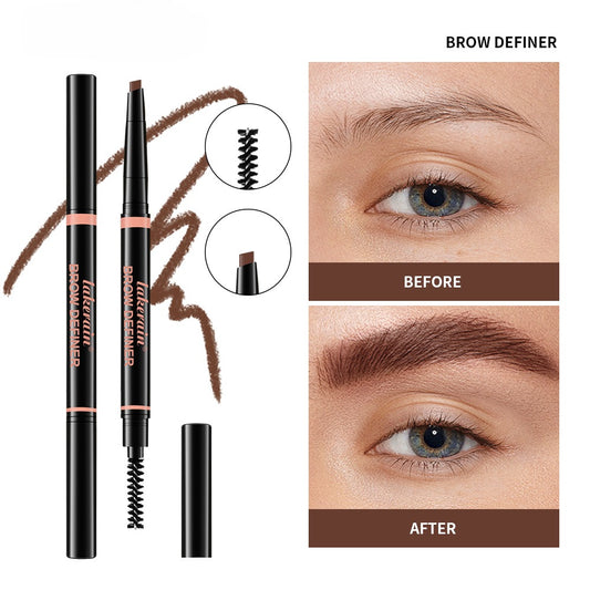 Buy Waterproof Sweat-Proof Eyebrow Pencil with 3D Triangle Design global swanky 3