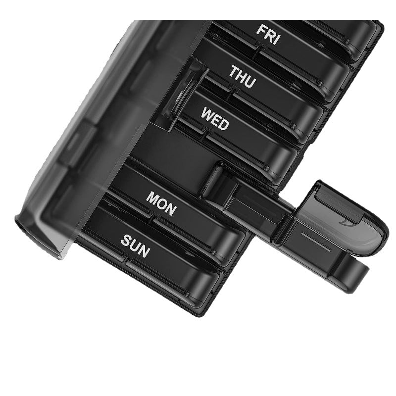 Buy Weekly Pill Organizer 14 Compartments for Daily Medicine Use global swanky 2