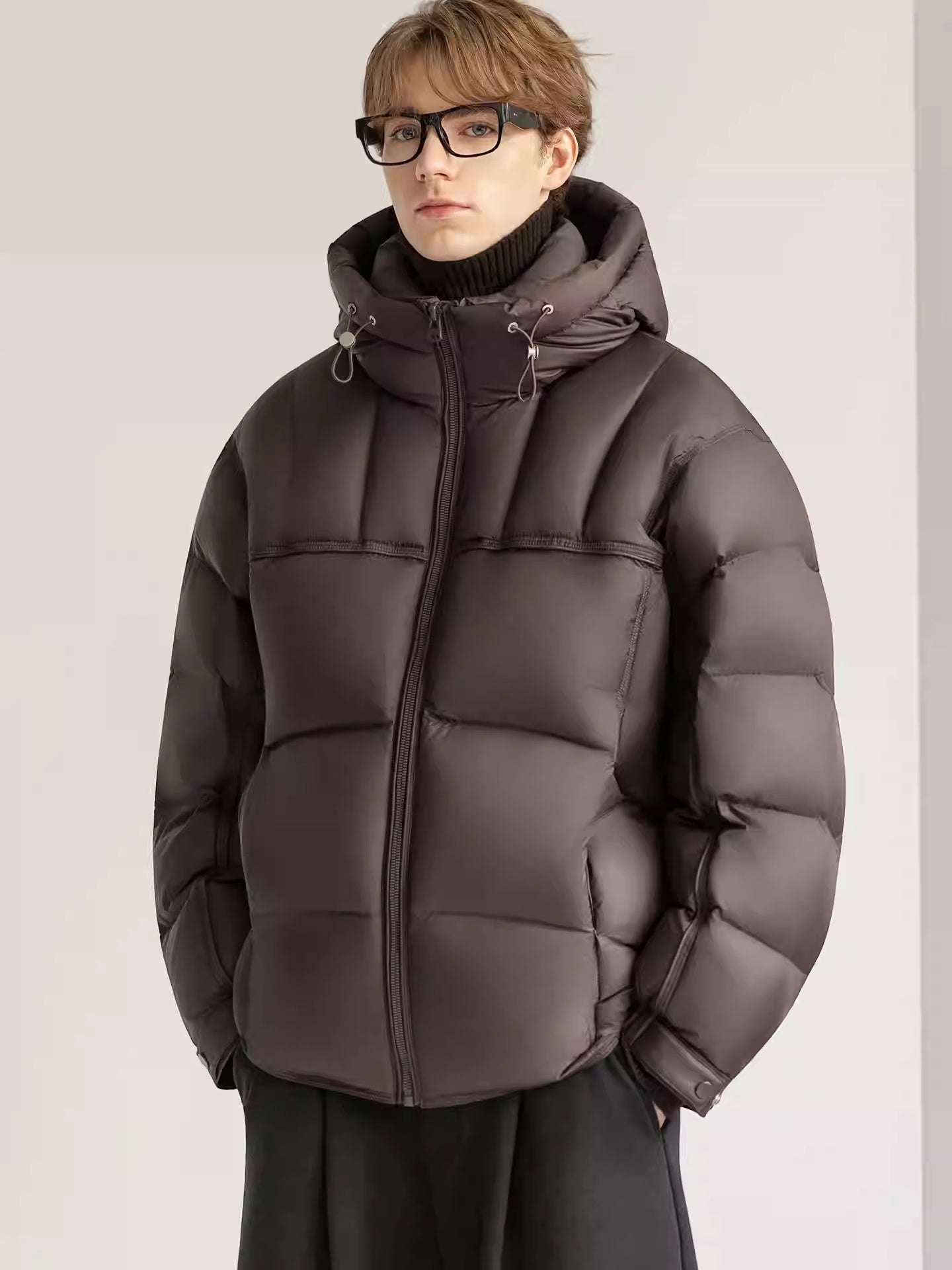 Buy White Duck Down Stylish Thick Hooded Down Jacket for Winter
global swanky 2