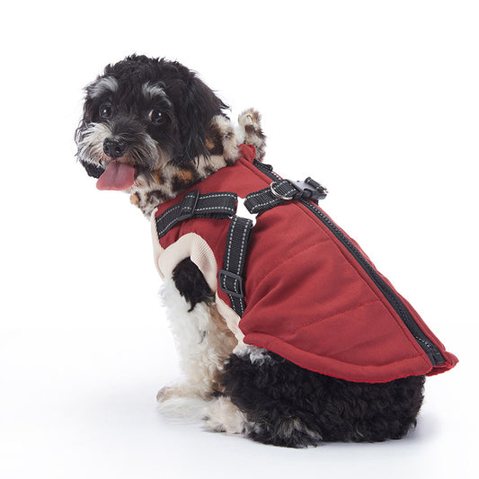 Buy Winter Cashmere Pet Jacket Cozy and Warm Clothes for Pets global swanky 2