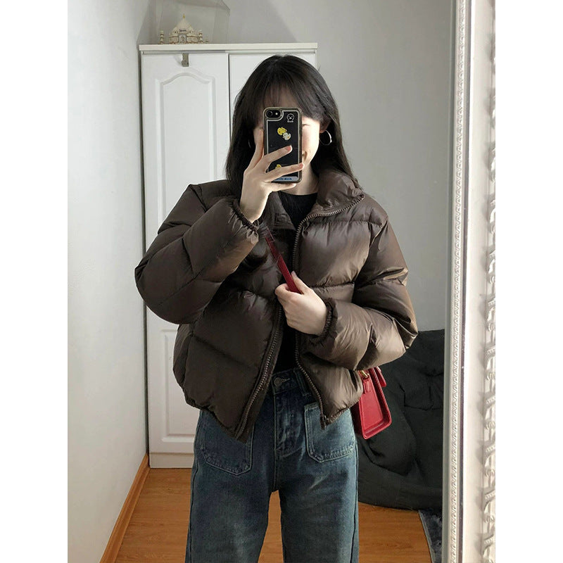 Buy Women's Short Puffer Down Jacket Coats for Warmth & Style global swanky 2