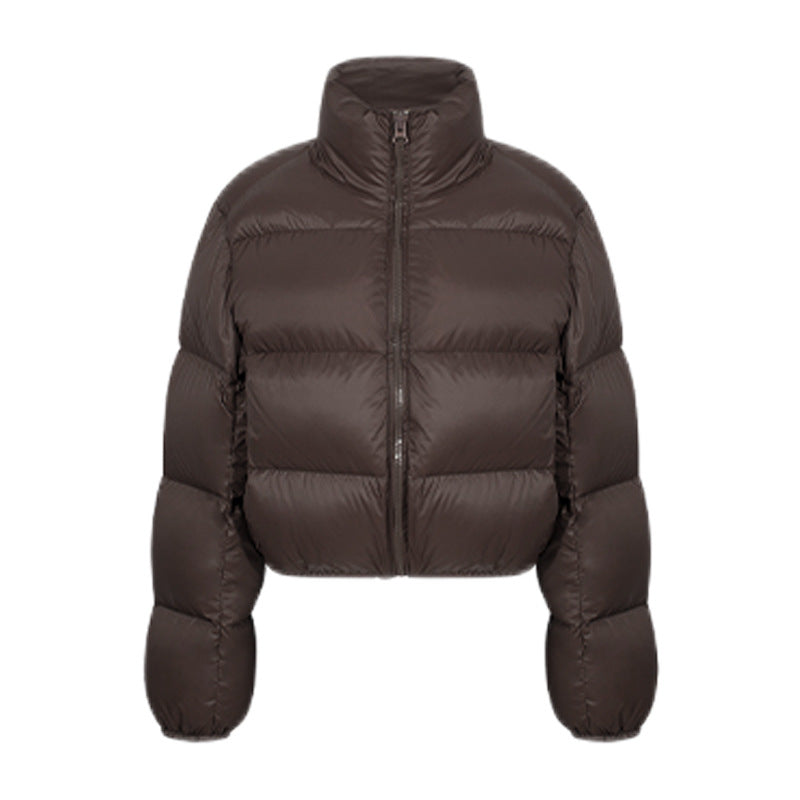 Buy Women's Short Puffer Down Jacket Coats for Warmth & Style global swanky 3