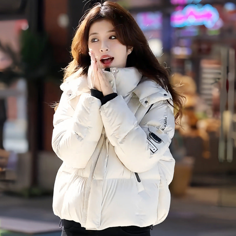 Buy Women's Short Thermal Cotton-padded Jacket for Winter Comfort global swanky 1