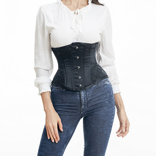 Buy Women's Versatile Gothic Embroidered Corset for Party Wear global swanky 1