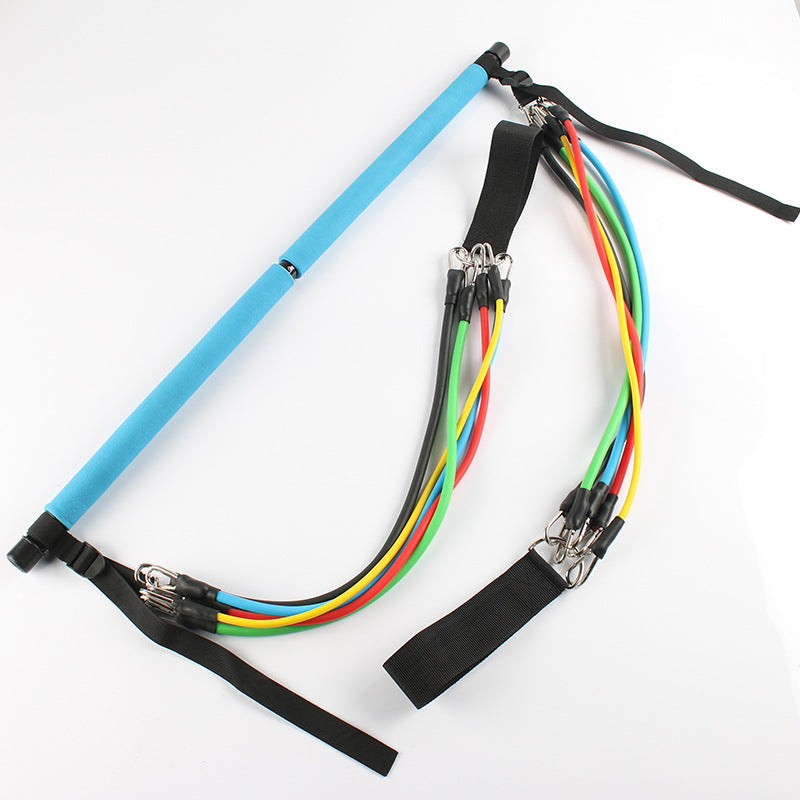 Buy Yoga Pilates Bar Portable Gym Accessories Resistance Bands global swanky 3