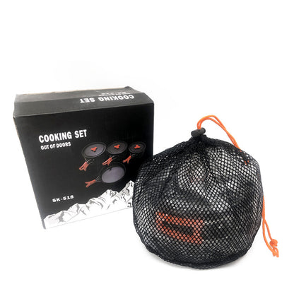Camping Cookware Set for Hiking Backpacking Outdoor Cooking globalswanky 02