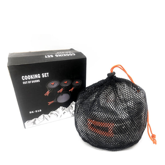 Camping Cookware Set for Hiking Backpacking Outdoor Cooking globalswanky 02