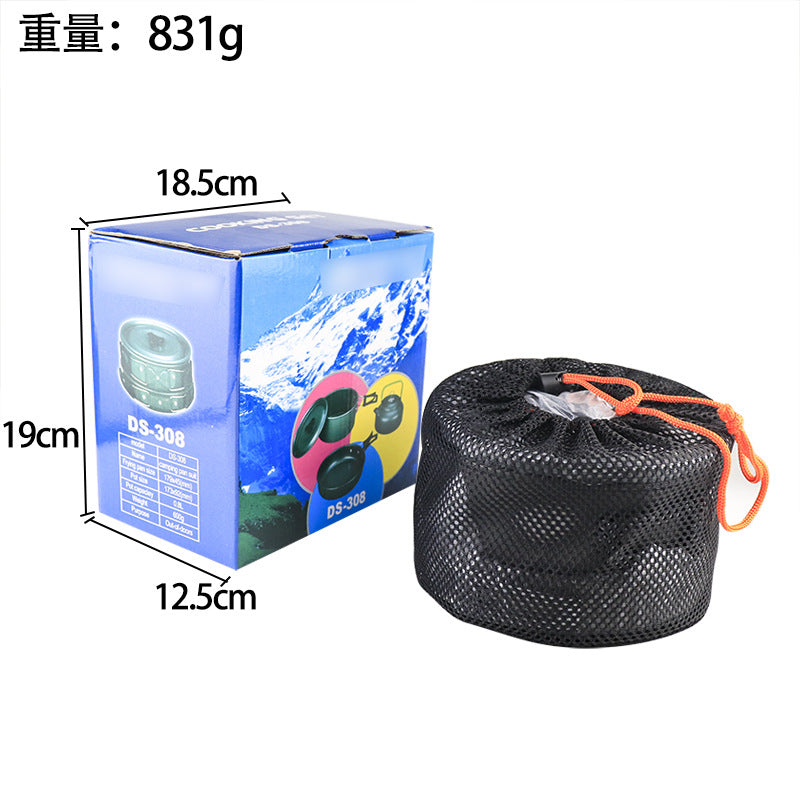 Camping Cookware Set for Outdoor Cooking Travel Hiking Gear globalswanky 01