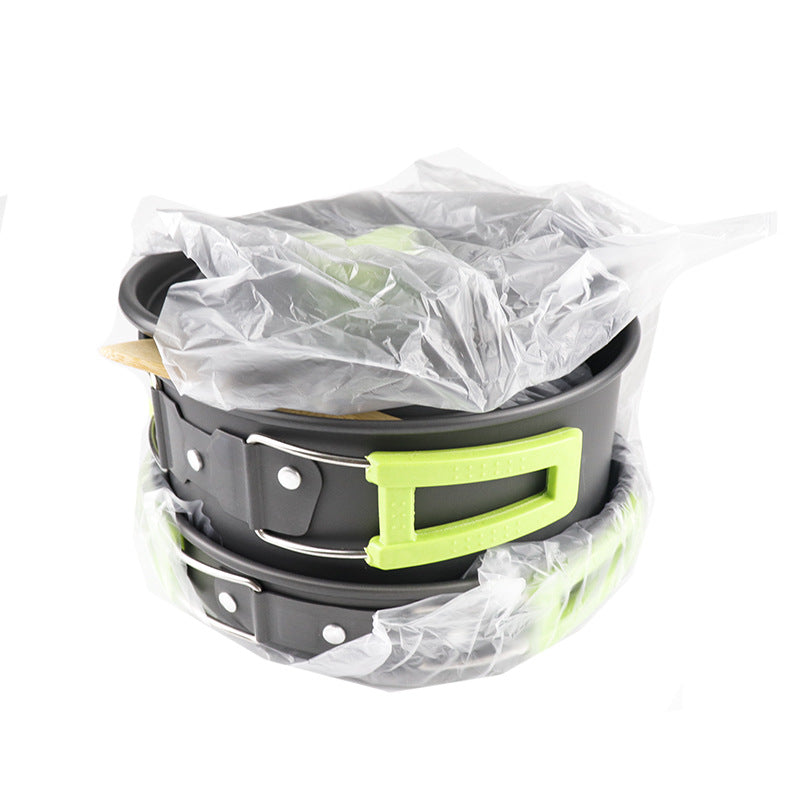 Camping Cookware Set for Outdoor Cooking Travel Hiking Gear globalswanky 02
