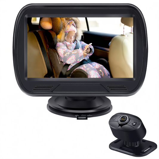 Car Baby Monitor with Adjustable Camera for Easy Monitoring globalswanky 02