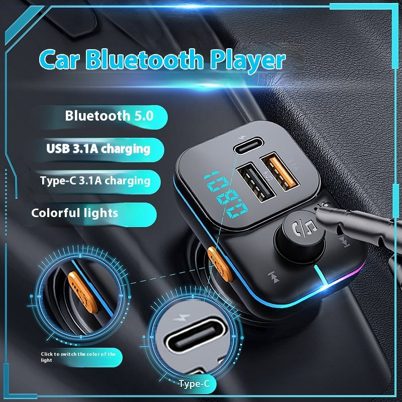 Car Bluetooth MP3 Player Charger with FM Transmitter for Cars GLOBAL SWANKY 2