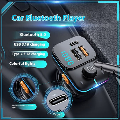 Car Bluetooth MP3 Player Charger with FM Transmitter for Cars GLOBAL SWANKY 2