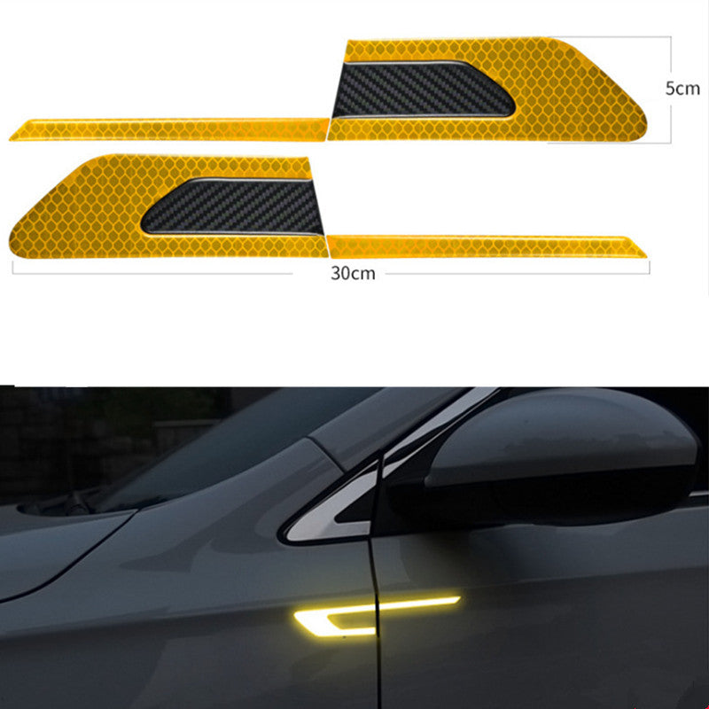 Car Body Wheel Brow Reflective Stickers for Exterior Decor Global swanky 2