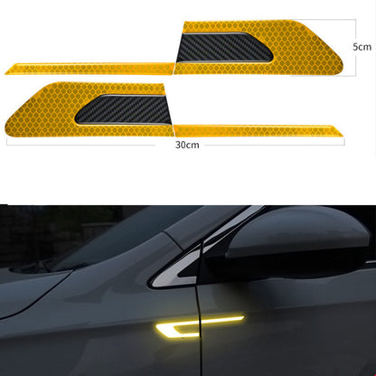 Car Body Wheel Brow Reflective Stickers for Exterior Decor Global swanky 2