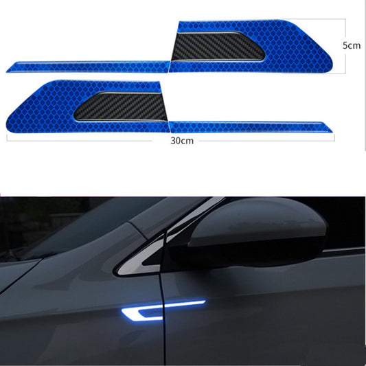 Car Body Wheel Brow Reflective Stickers for Exterior Decor Global swanky 3