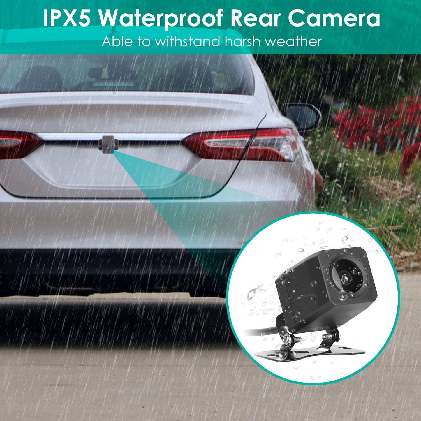 Car Dash Cam 2K 3 Channel DVR with GPS WiFi Parking Monitor global swanky 3