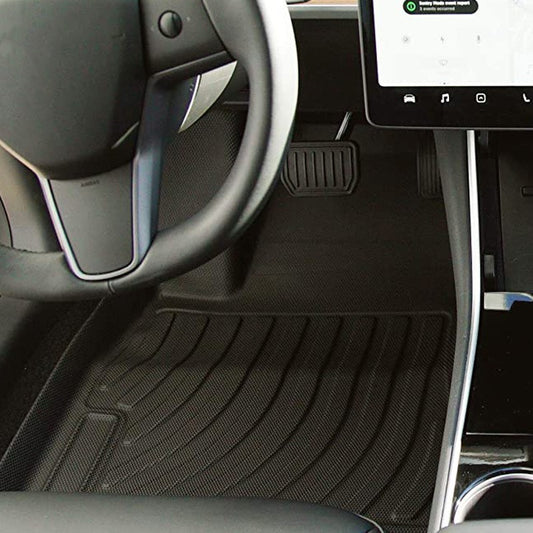 Car Floor Mats Suitable for Tesla Interior Protection Kit Set Global swanky 3
