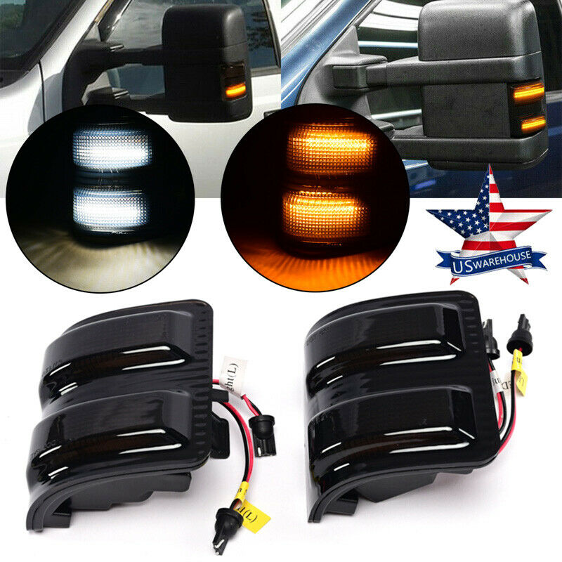 Car Mirror Lights 3-Grid Running Water Signal Styling Kit Set GLOBAL SWANKY 1