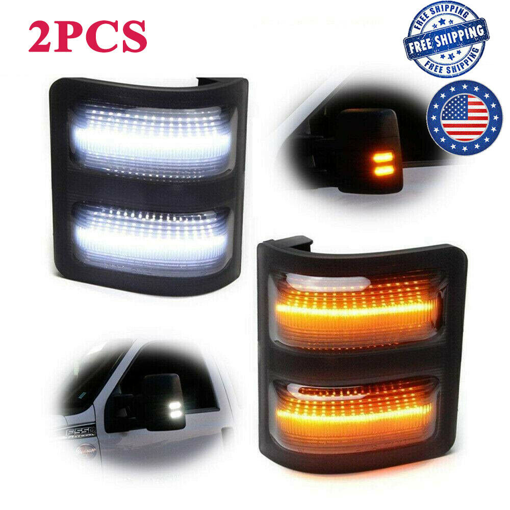 Car Mirror Lights 3-Grid Running Water Signal Styling Kit Set GLOBAL SWANKY 3