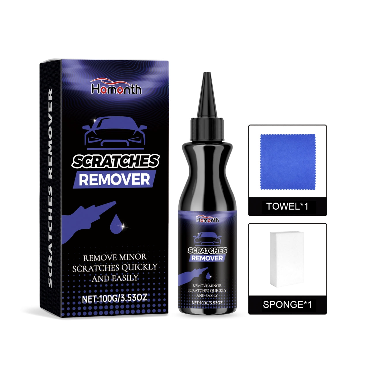 Car Paint Scratch Care Set for Vehicle Touch-Up & Paint Care Global swanky 1