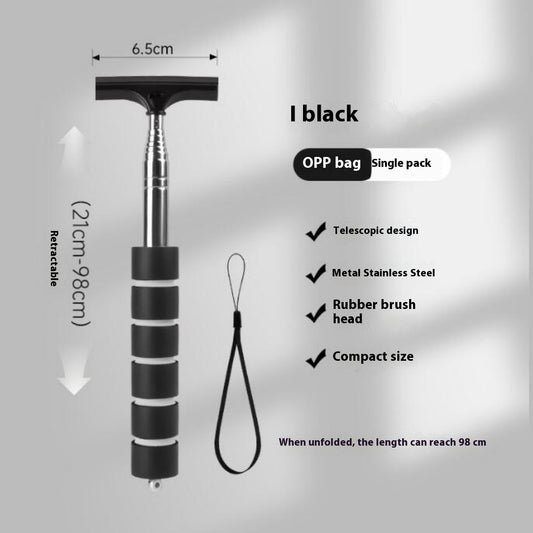 Car Rearview Mirror Retractable Wiper for Rain Water Cleaning Global swanky 2