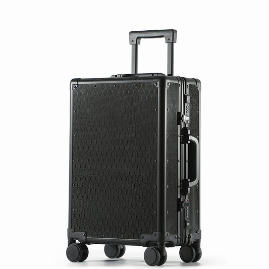 Carbon Fiber Suitcase with Durable Design for Business Travel Global Swanky 01
