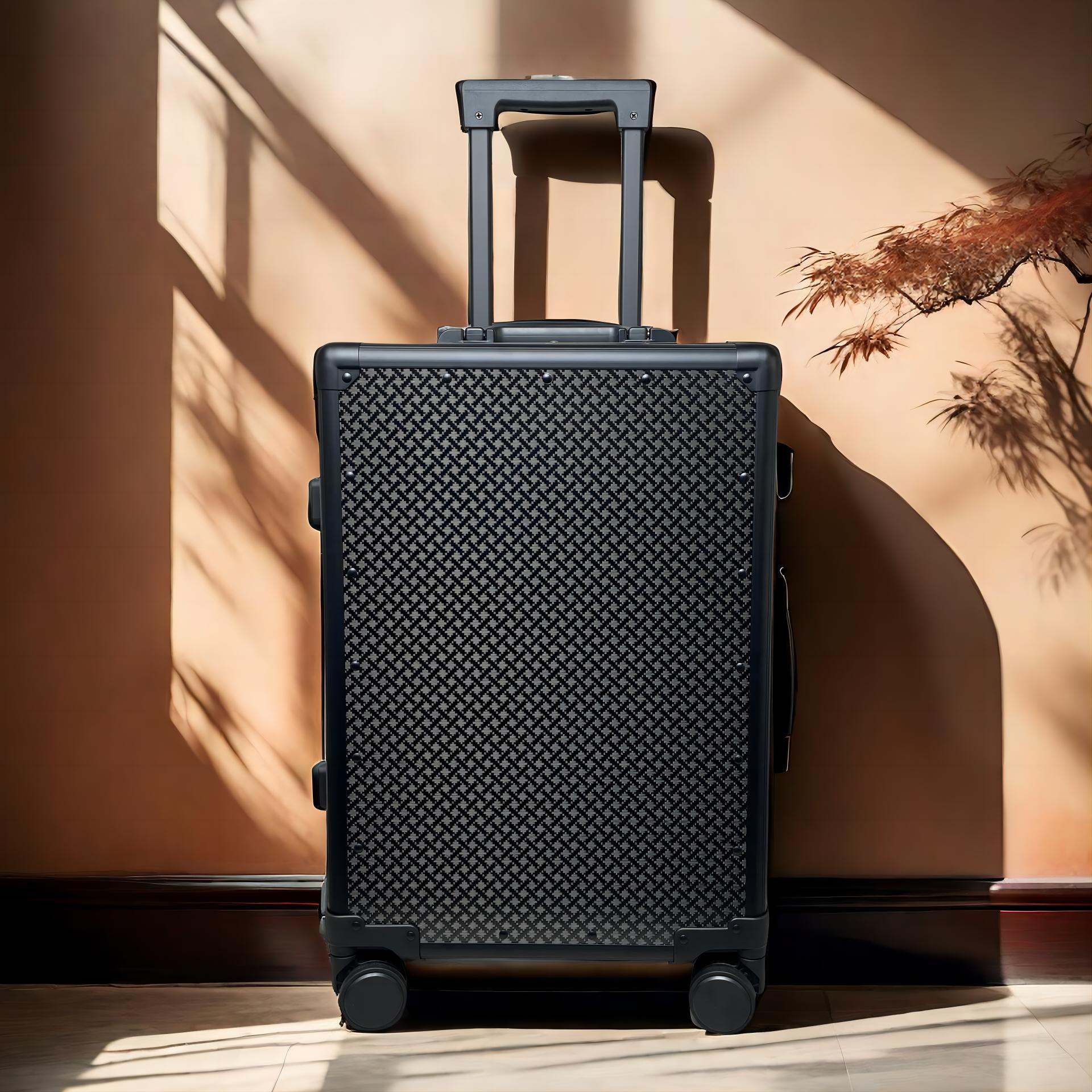 Carbon Fiber Travel Carry-On Suitcase for Lightweight Travel globalswanky 03