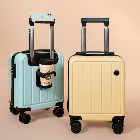 Carry-On Suitcase Lightweight with Silent Rolling Wheels globalswanky 01