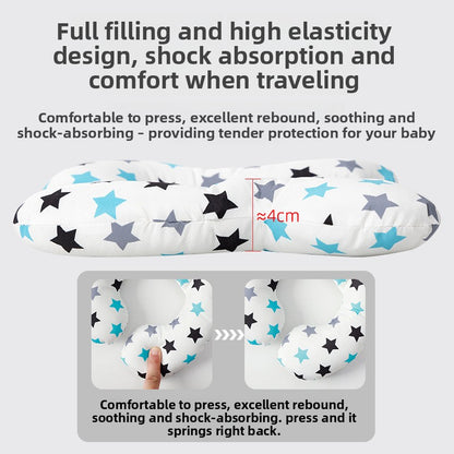 Cartoon Children U-Shaped Travel Pillow Cute Neck Support globalswanky 03