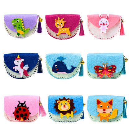 Cartoon Non-Woven Wallet – Kids DIY Kindergarten Craft Kit Global swanky 3