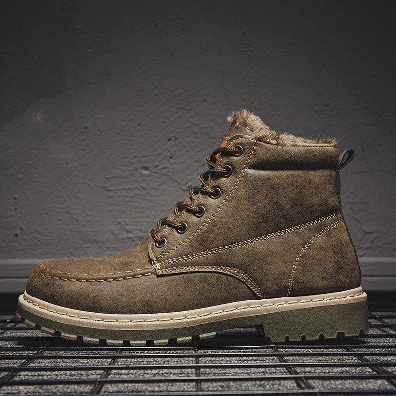 Casual British Warm Cashmere Martin Boots Men for Daily Style Global swanky 1