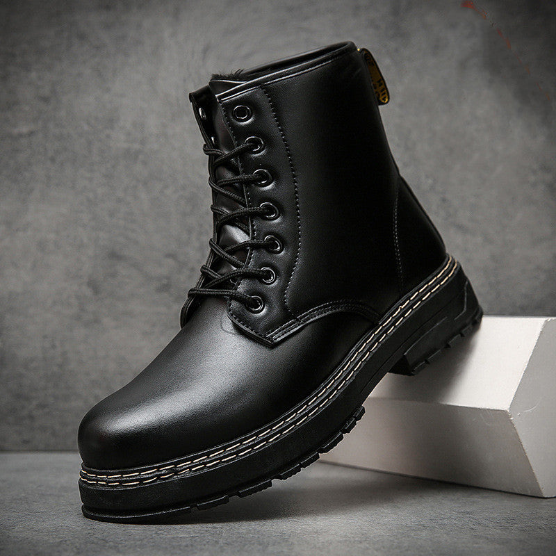 Casual British Warm Cashmere Martin Boots Men for Daily Style Global swanky 2