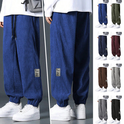 Casual Corduroy Work Pants for Sports and Everyday Comfort globalswanky 02