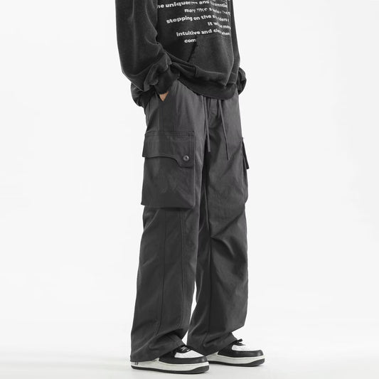 Casual Men's Workwear Trousers for Summer with Loose Fit globalswanky 03